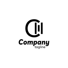 CM Letter Real Estate Logo Template Design