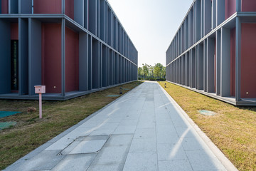 Obraz premium modern business office building exterior