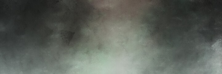 abstract painting background graphic with dim gray, dark gray and dark sea green colors and space for text or image. can be used as header or banner