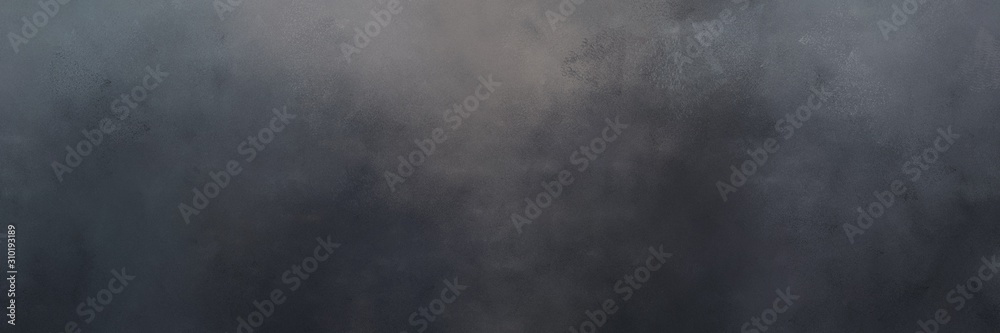 Fototapete abstract painting background texture with dark slate gray, gray gray and dim gray colors and space for text or image. can be used as header or banner