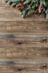 Fototapeta premium Christmas festive background