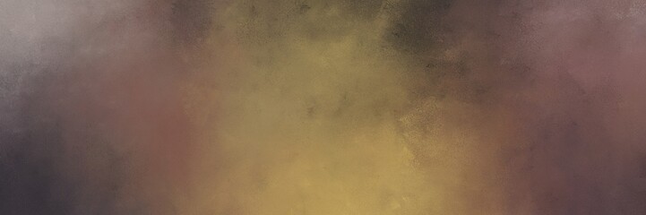 pastel brown, dark khaki and dark slate gray colored vintage abstract painted background with space for text or image. can be used as header or banner