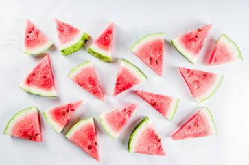 Creative watermelon layout