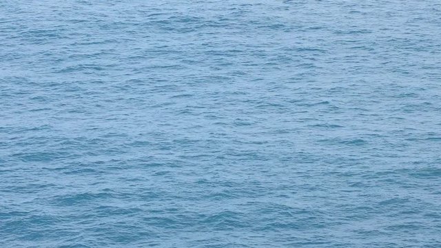 Sea water surface - View of a moving sea
