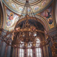 Interior of St. Elijahs Monastery in Odesa, Ukraine.