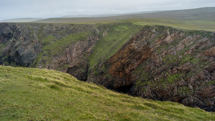 Scenic view of Landscape, Erris Peninsula, Erris Head Loop Walk, Glenamoy, Belmullet, County Mayo, Ireland