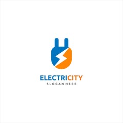 Electricity Logo simple and templates modern