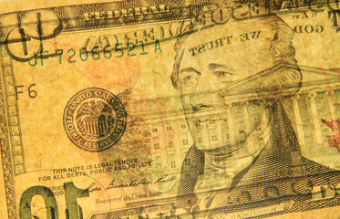 10 Dollar Bill American Currency