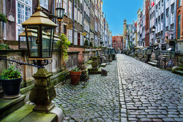 Architecture of Mariacka street in Gdansk is one of the most notable tourist attractions in Gdansk. Poland