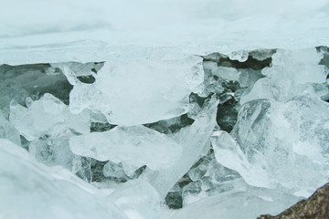 Ice Crystals Close Up