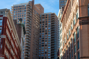 Obraz premium A Mix of Skyscrapers in NoHo New York City