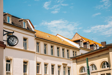 Old town houses in Heidelberg, Germany