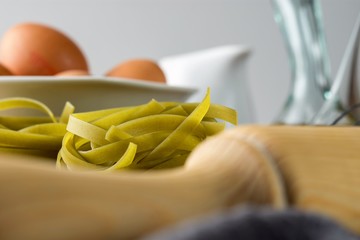 Vegetable pasta, vegetarian and healthy Italian food. Pasta recipe.