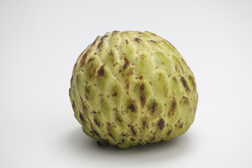 Custard apple fruit isolated on white background