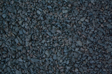 background of a layer of small gray stones