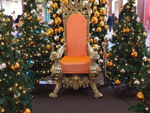 trone de pere noel