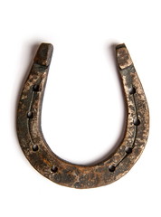 old steel horseshoe