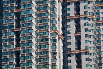 Residential buildings in Hong Kong