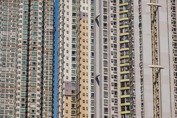 Residential buildings in Hong Kong