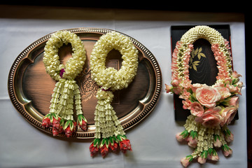 Thai authentic fresh flower bouquet