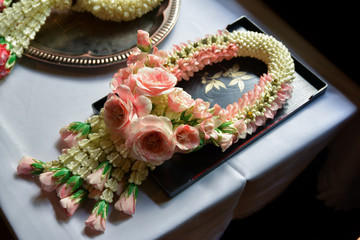 Thai authentic fresh flower bouquet