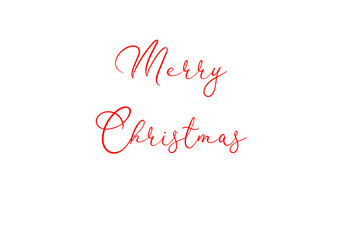 Merry Christmas lettering calligraphy. Merry Christmas text label design