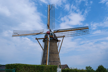Die historische Windm&uuml;hle von Oostvoorne/Niederlande
