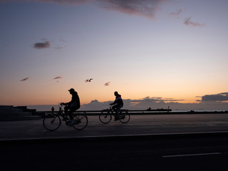 Fototapeta premium En ballade à vélo