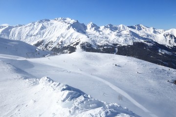 Fototapeta na wymiar Austria winter skiing