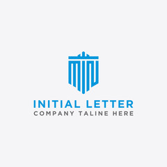 Inspiring company logo designs from the initial letters of the MN logo icon. -Vectors