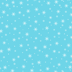 Snow pattern. Vector illustration. Falling snow.