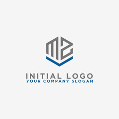 Inspiring company logo designs from the initial letters MZ logo icon. -Vectors