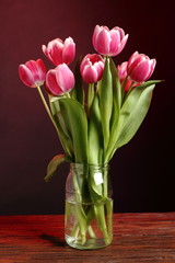 Rose Tulips Bunch