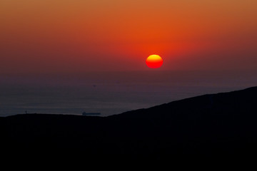 Obraz premium sunset over the sea