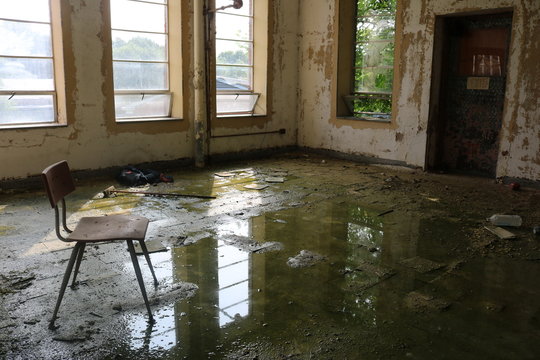 Abandoned mental asylum psychiatric hospital 
