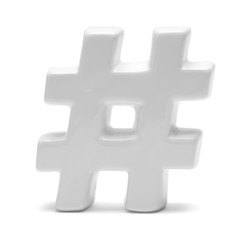 Obraz premium Hashtag Symbol