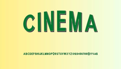 Abstract modern alphabet and  fonts. happy Typography creative font design old style