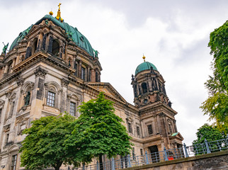 Religion, Bauwerk - The famous Berliner Dom, is an Evangelical church in the center of Berlin the capital of Germany. © Copula