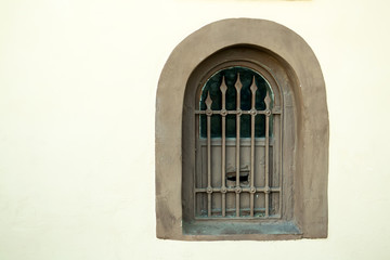 Window with grills, Athens, Greece
