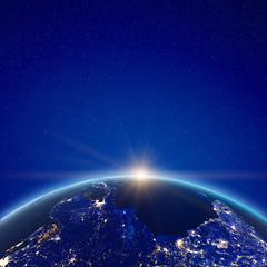 South-east Asia sunrise