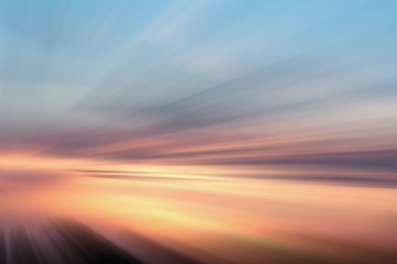 Abstract blue blurred background, gradient defocused colors