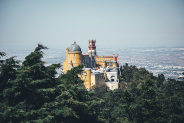 Fototapeta na wymiar Pena Palace, Sintra, Portugal