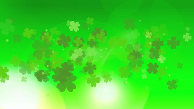 Abstract background with clower leafes.