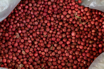 Red peppercorns Seasoning of natural origin.