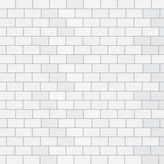 gray brick wall texture and background vector