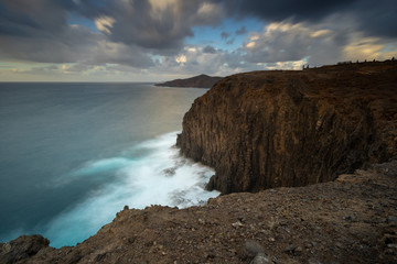 Gran Canaria coast near Agaete in Canary Islands.