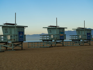 Close up of a lifeguard hub. Malibu, California, United States of America.