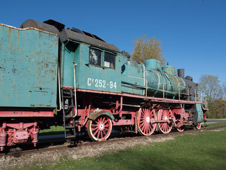 Fototapeta na wymiar Vieille locomotive - Estonie
