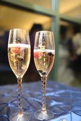 Champagne glasses
