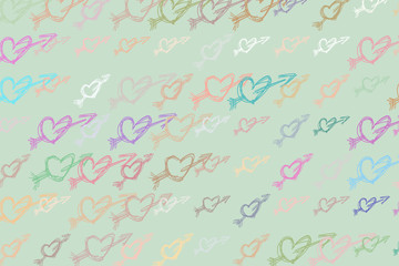 Abstract love for valentine day illustrations background,hand drawn. Backdrop, texture, artwork & vector.